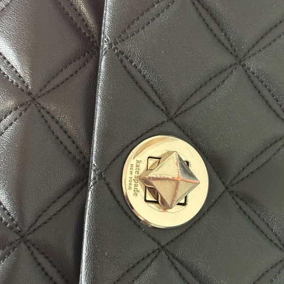 Kate Spade Black Quilted Crossbody Bag - Picture 7 of 7